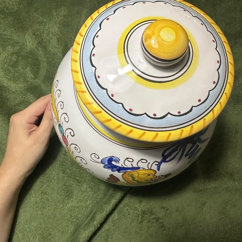 Raffaellesco Ceramic Vase for Williams & Sonoma